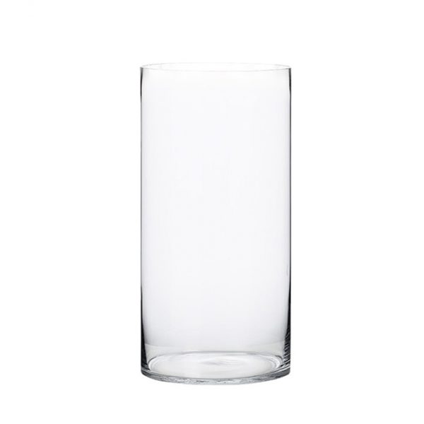 clear glass vase