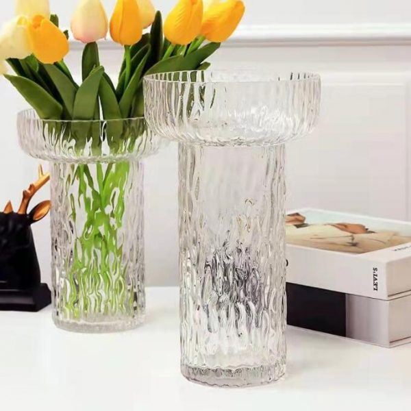 clear glass vase for flower