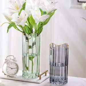 cylinder glass vase