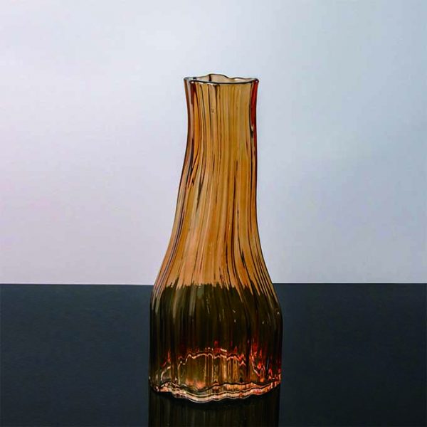 tall glass vase