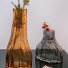 wrinkle glass vase