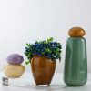 glass flowers and vase